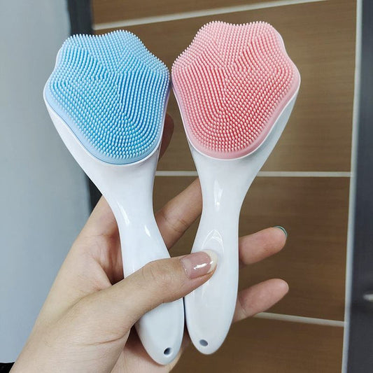 Facial cleansing brush for deep cleansing, exfoliating & massaging face