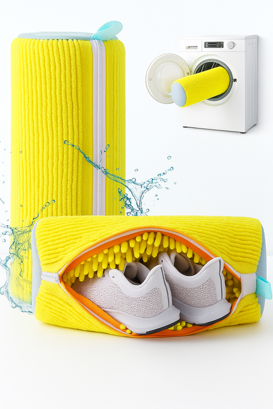 Durable sneaker laundry bag with hidden zipper for machine wash & dry